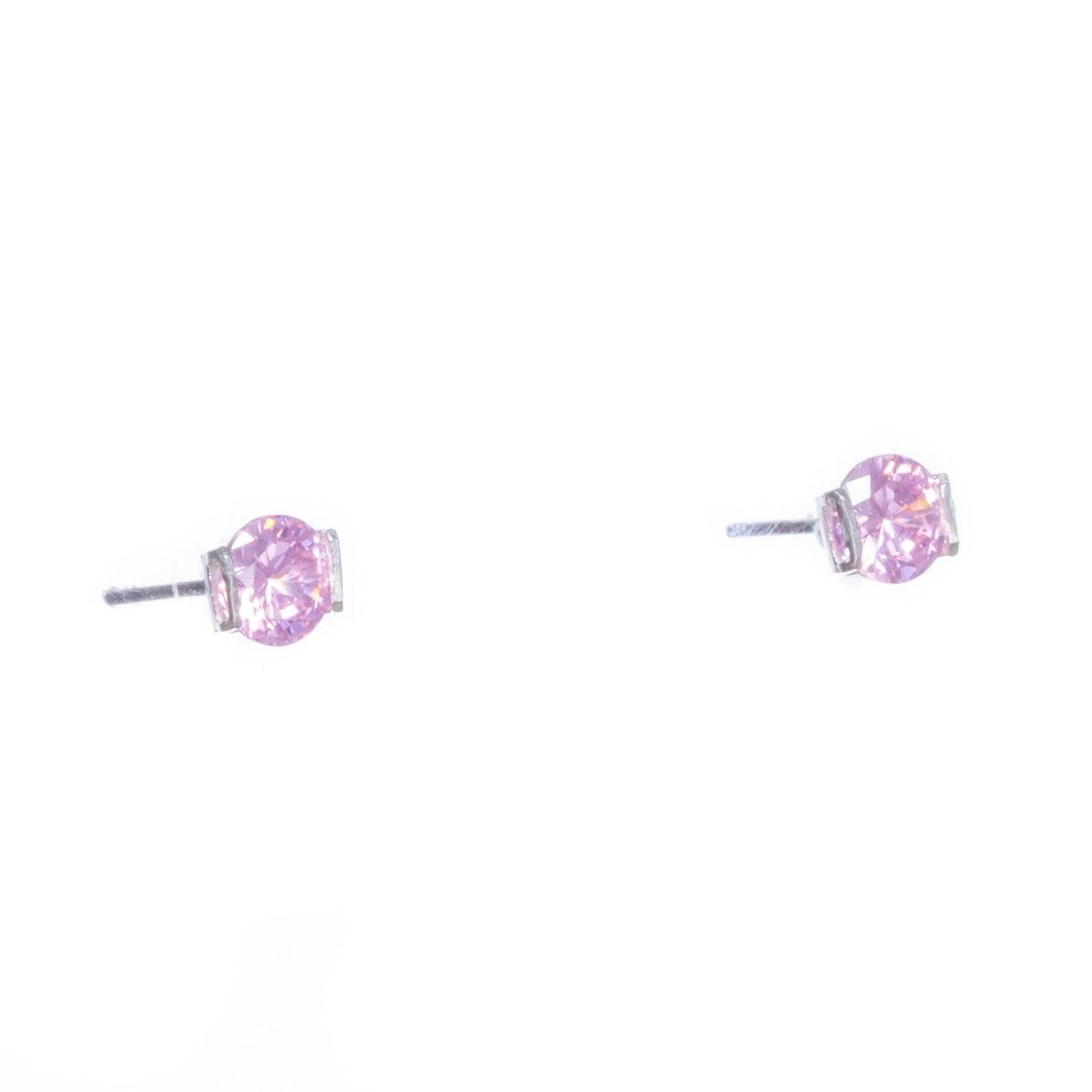 Pendientes de plata con circonitas