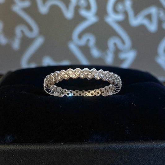 Dazzle Weave Eternity Ring