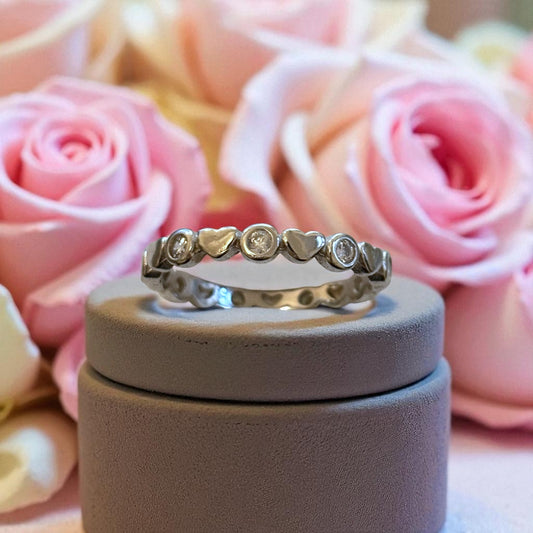 Amour Eternity Silver Ring