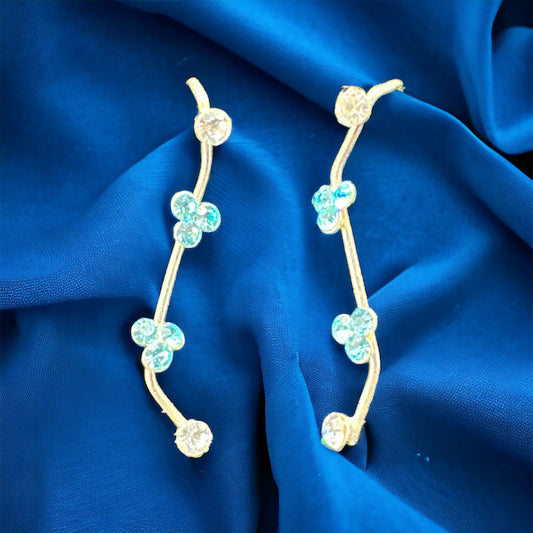 Climbing Silver Earring