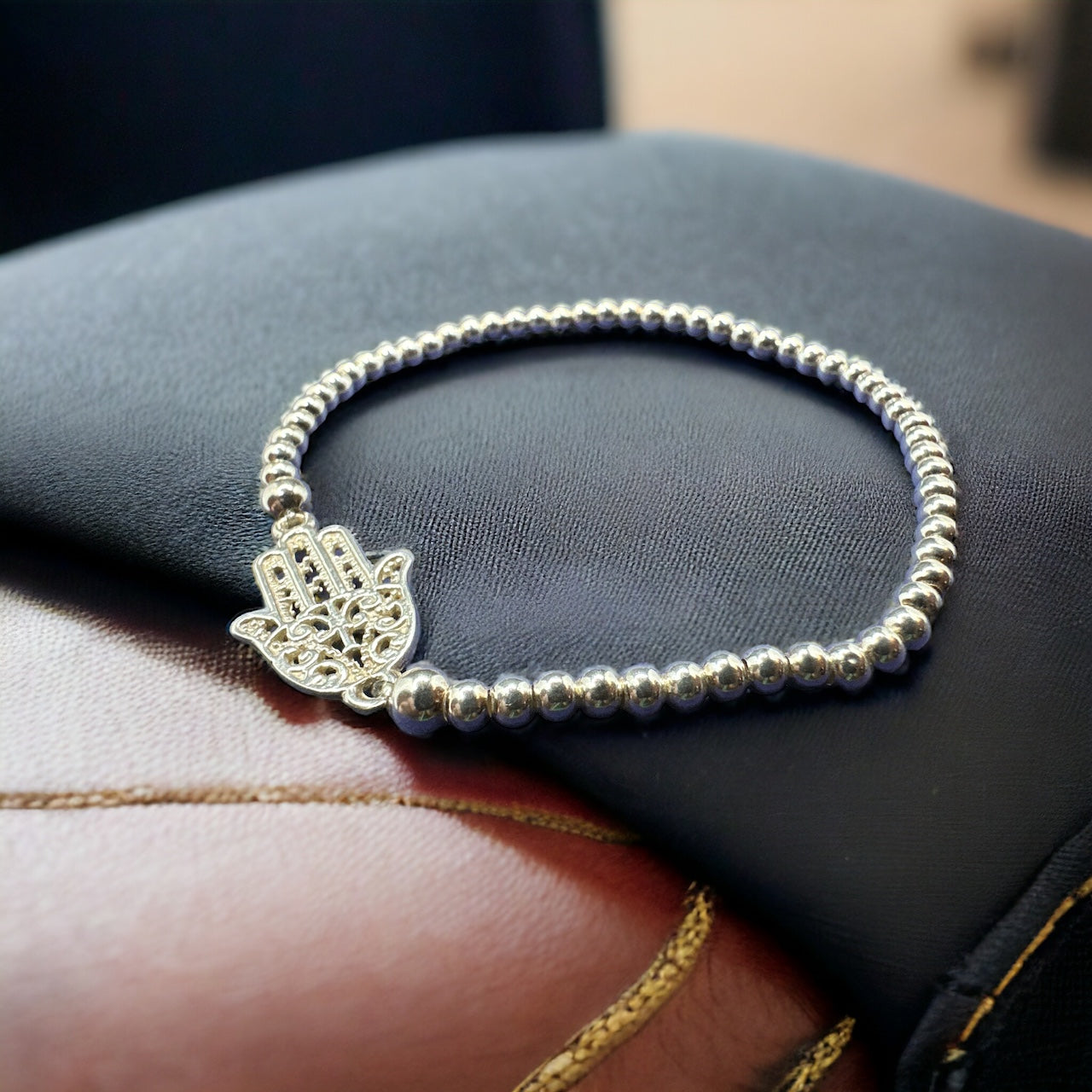 Fatima Hand Silver Bracelet