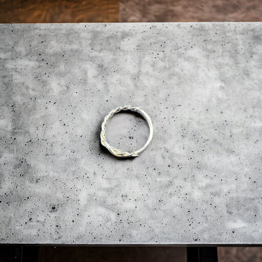 Silver Cowboy Knot Ring