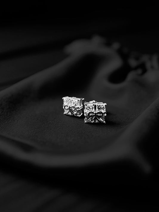 Gift Swarovski Crystal White Studs