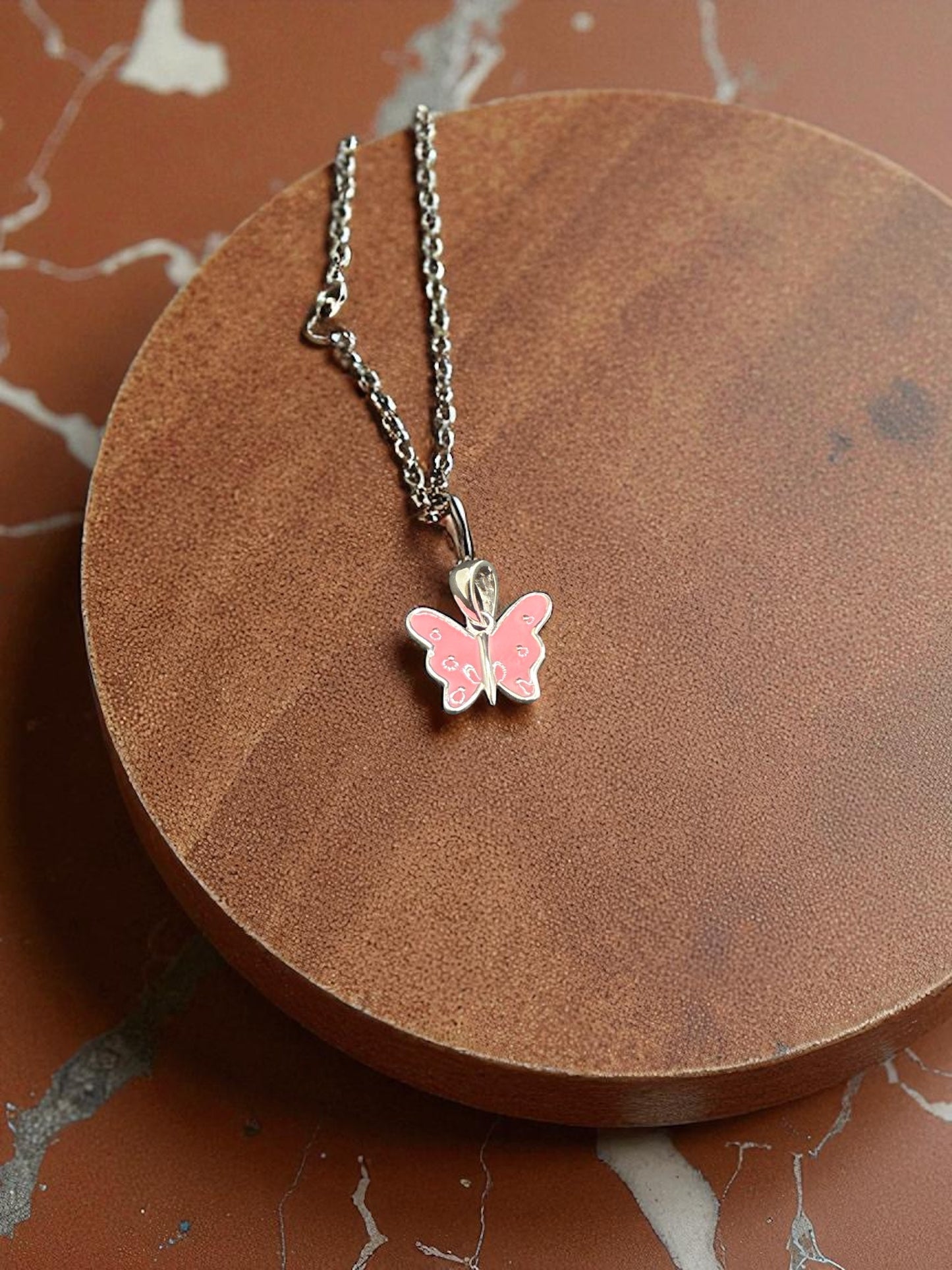 Silver Butterfly Pendant