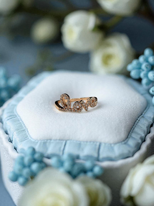 Swarosvki Crystal Love Ring