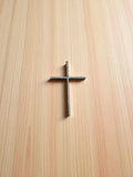 Silver Crystal Cross Pendant