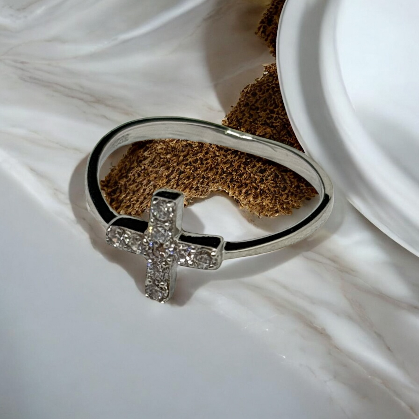 Cross Bangle Bracelet