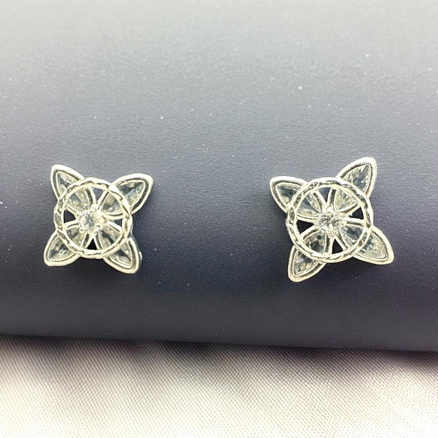 Floral Wheel Earrings