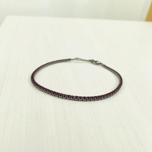 Ruby Tennis Bracelet