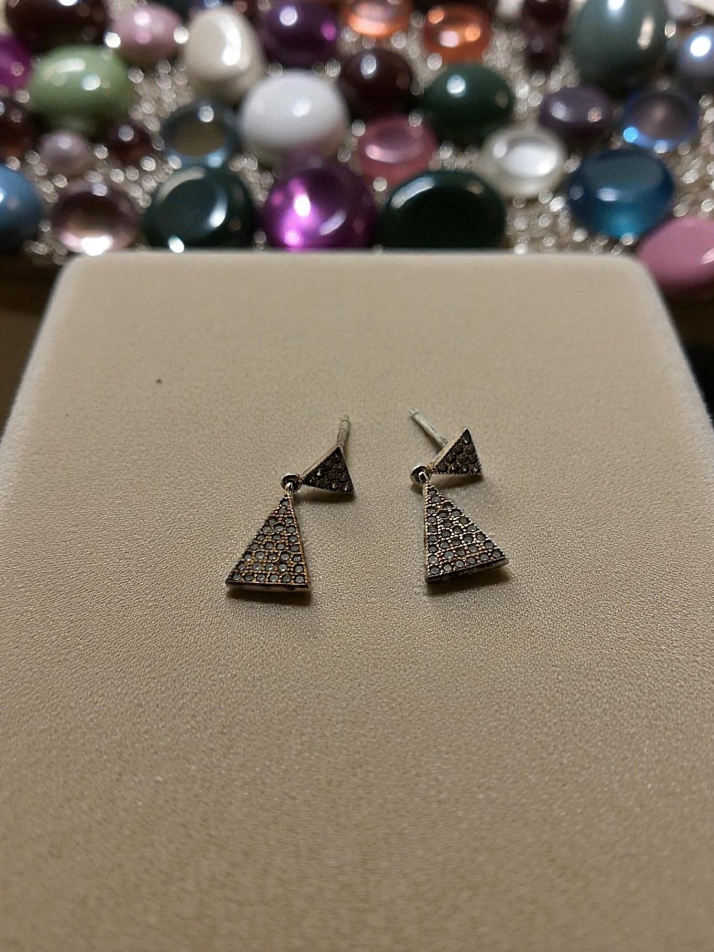 Triangle Drop Earrings