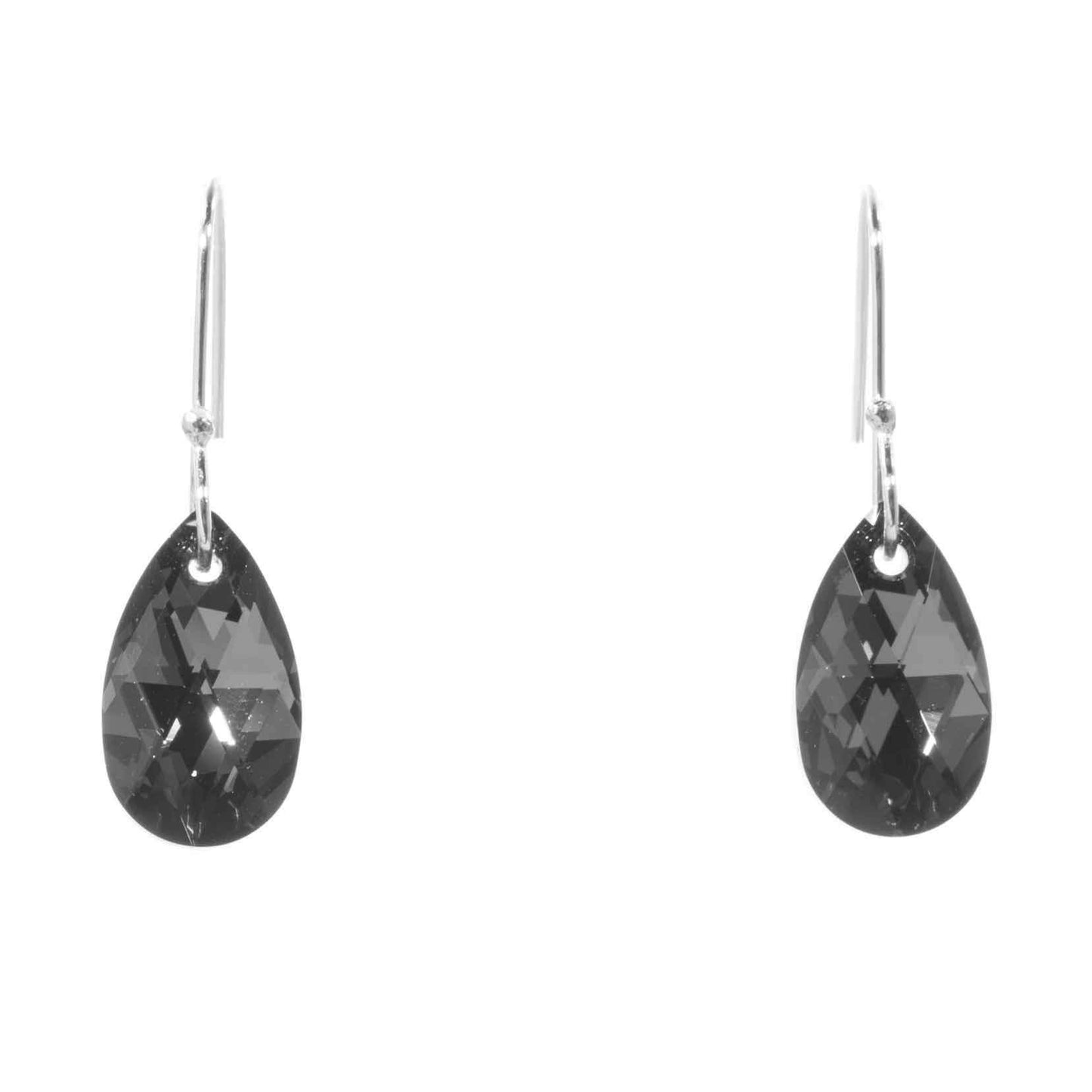 Aretes colgantes de cristal