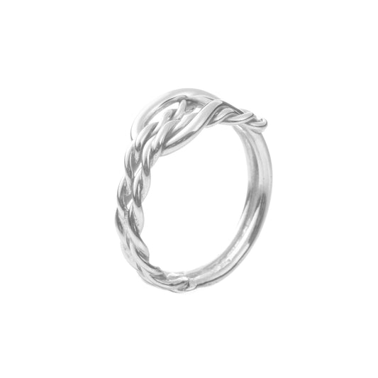 Silver Cowboy Knot Ring