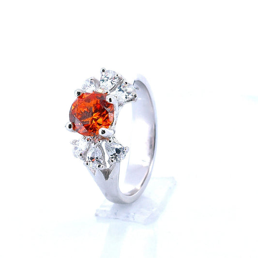 Silver Ring With Zirconia