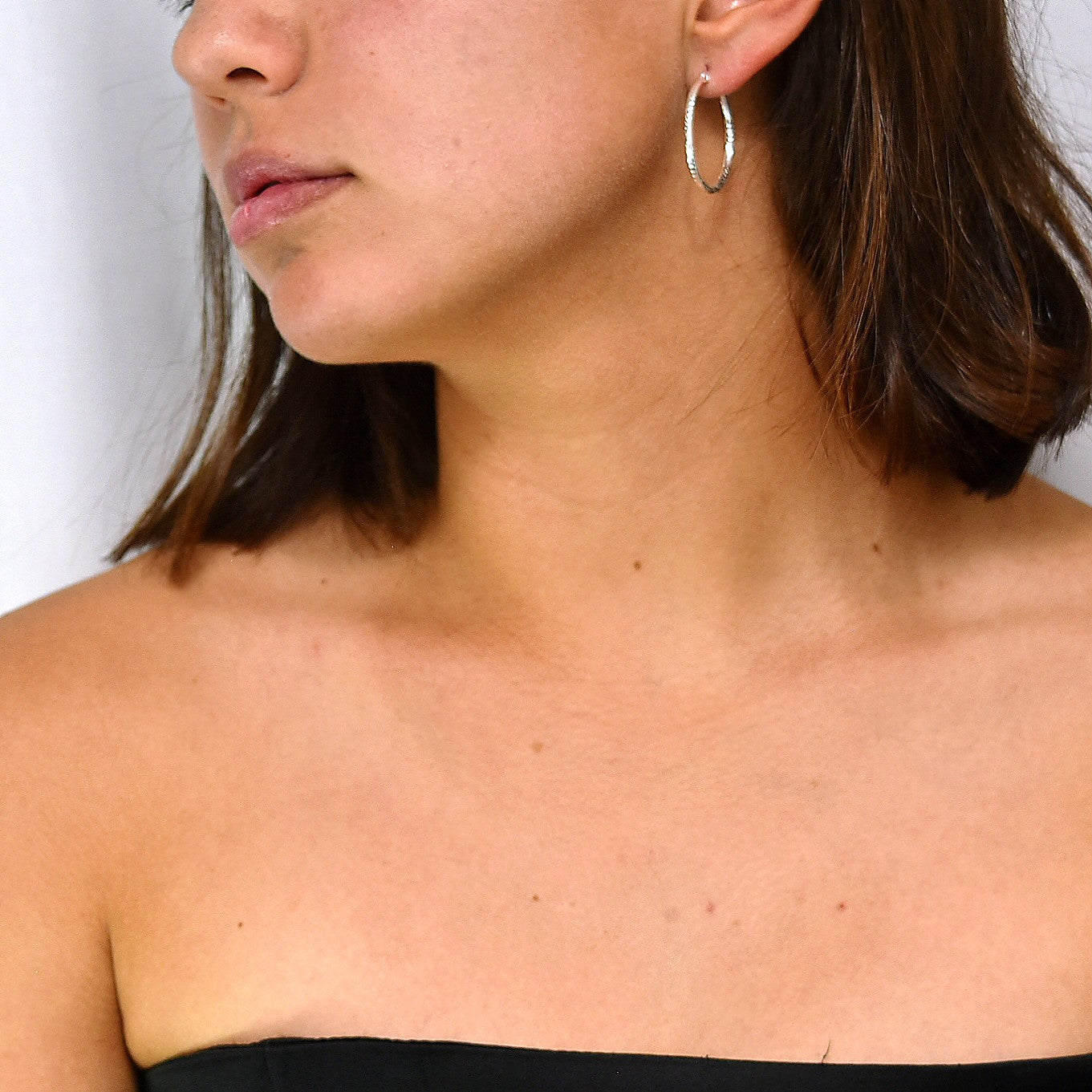 Silver Hoop Earrings