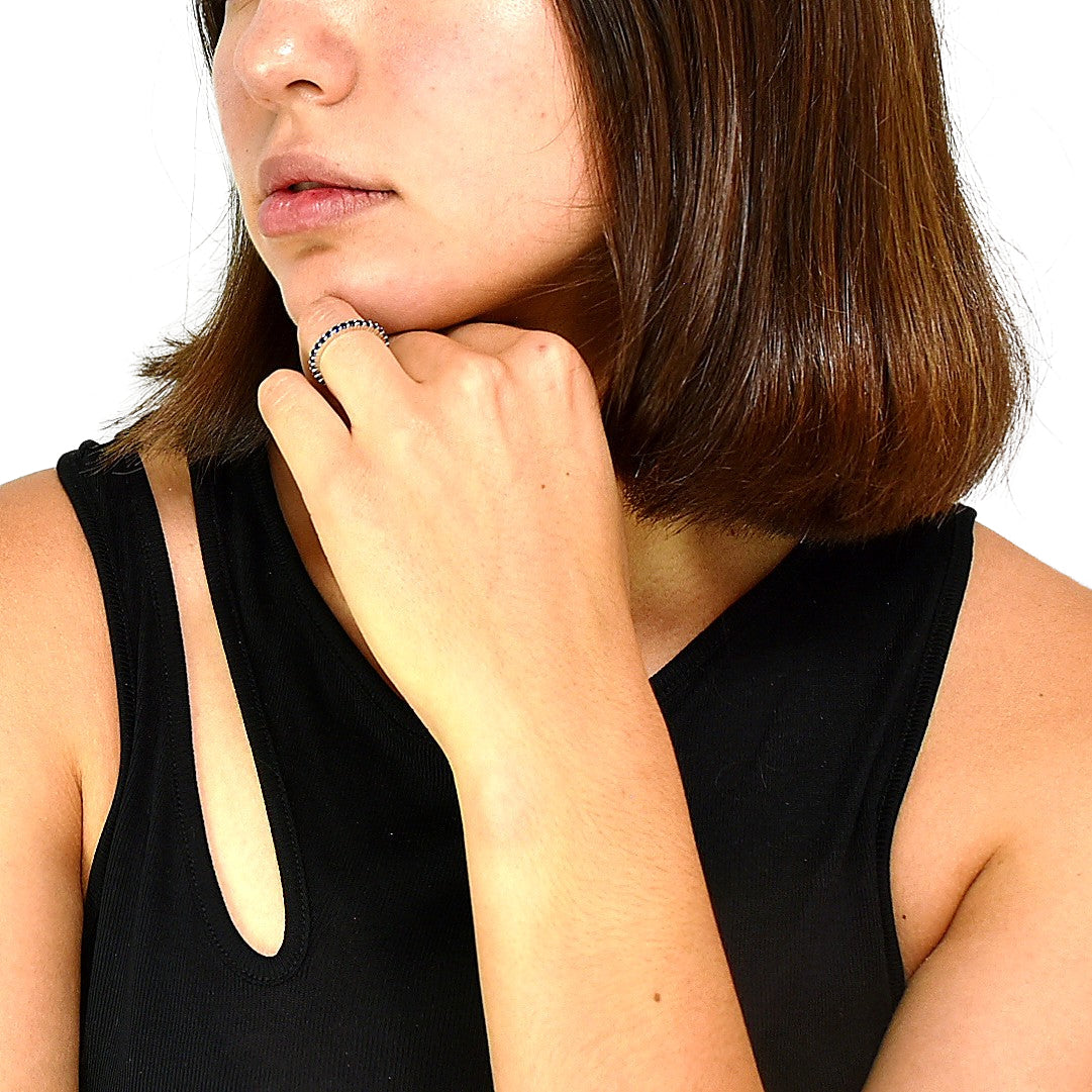 Silver Churumbela With Zirconia