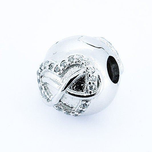 Infinity Heart Bracelet Charm