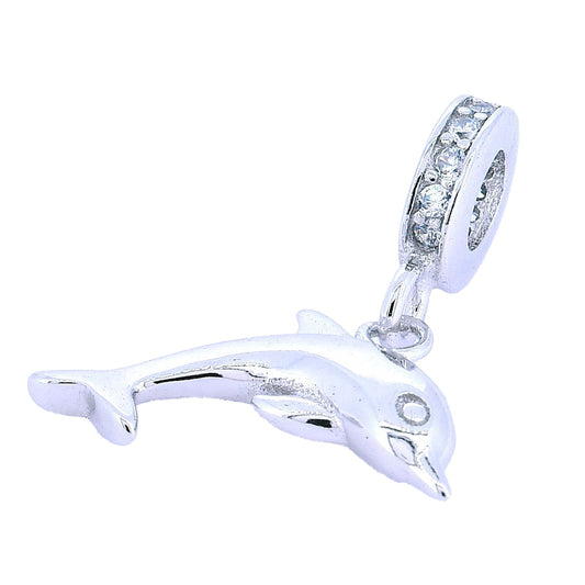 Silver Dolphin Bracelet Charm