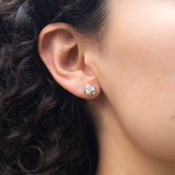 Mini Silver Earrings - Matte