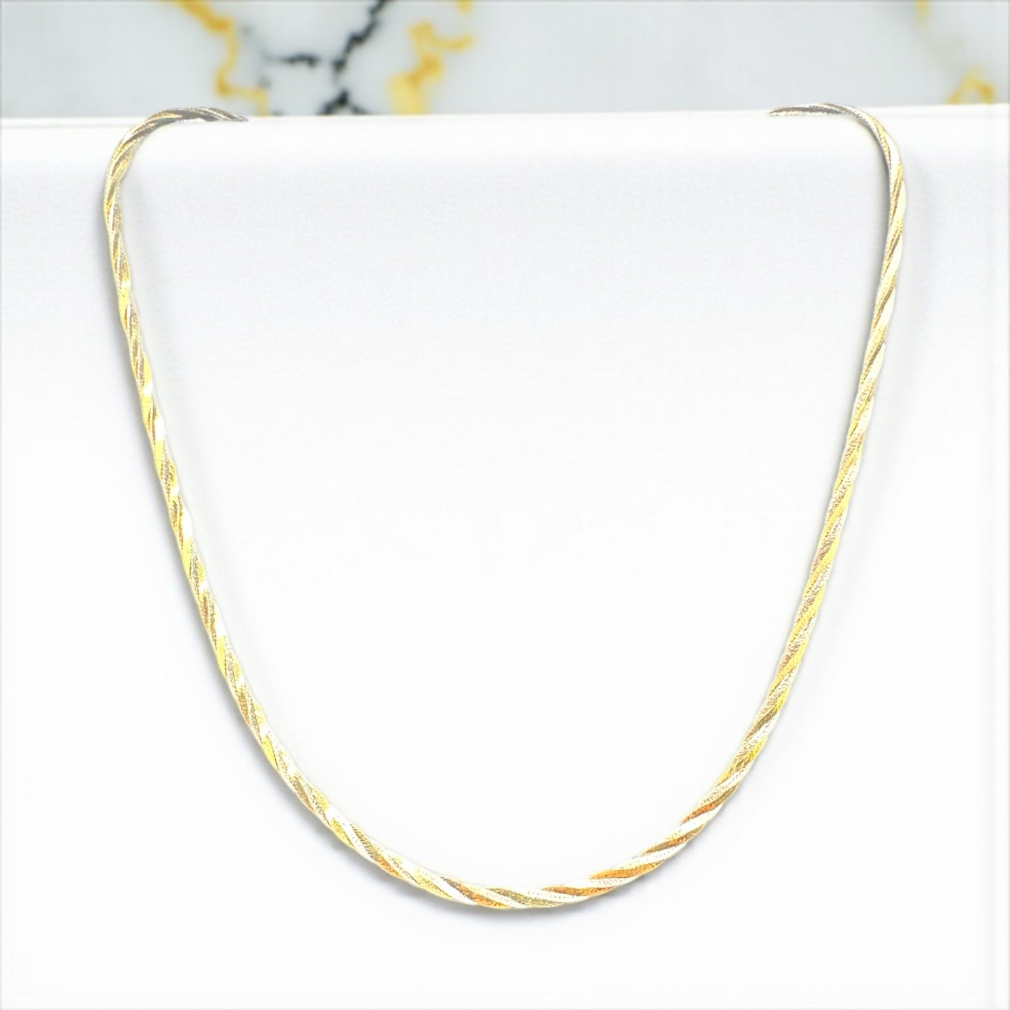 Herringbone Snake Necklace