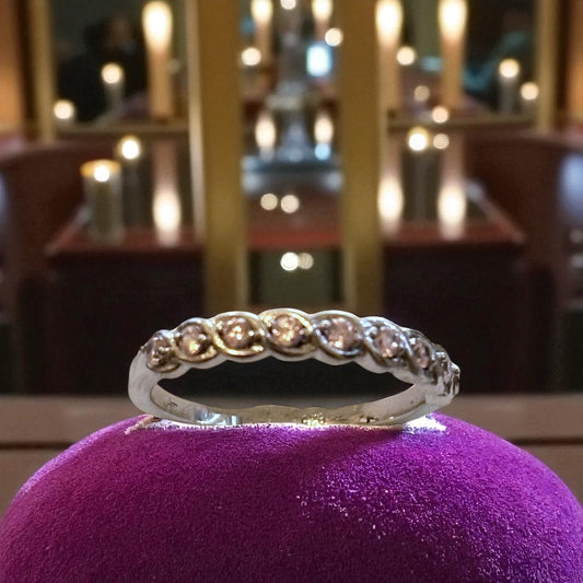 Luminous Bead Silver Ring