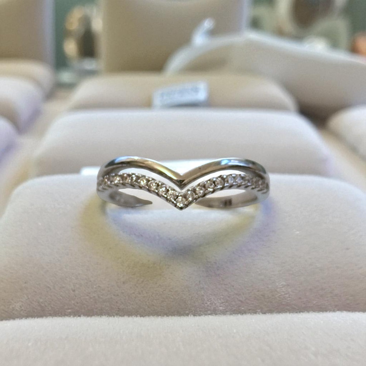 Serene V Diamond Ring