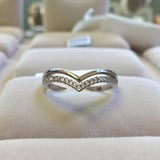 Serene V Diamond Ring