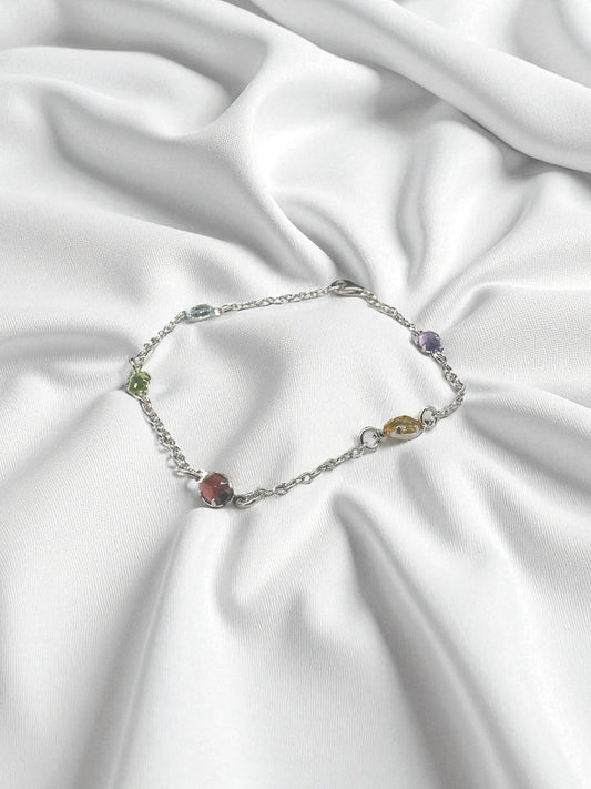 Multicolor Gemstone Bracelet