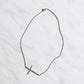Sideways Cross Necklace