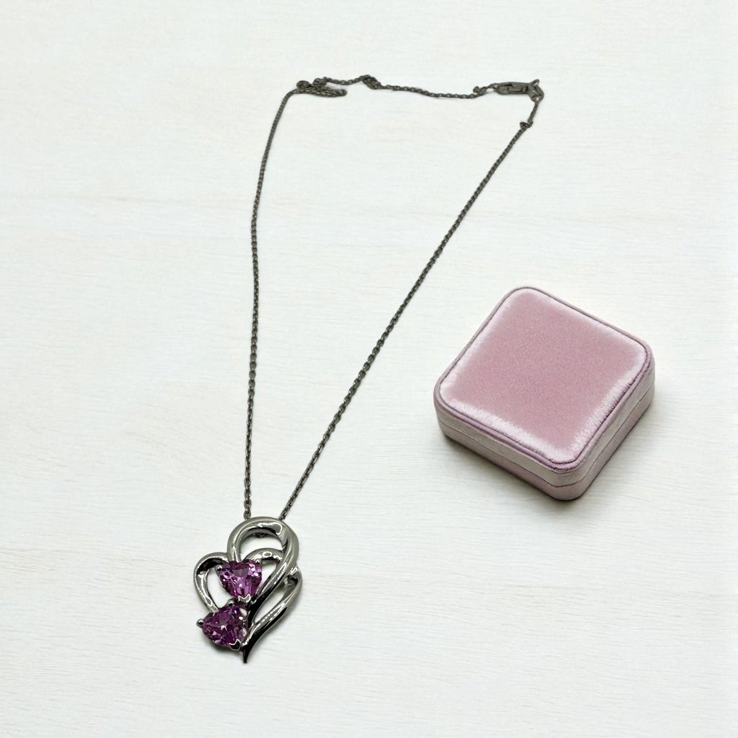 Purple Heart Necklace