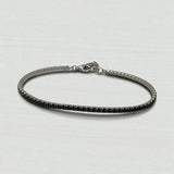 Blue Stone Tennis Bracelet – Classic Elegance with a Touch of Modern Glamour