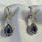 Blue Teardrop Earrings