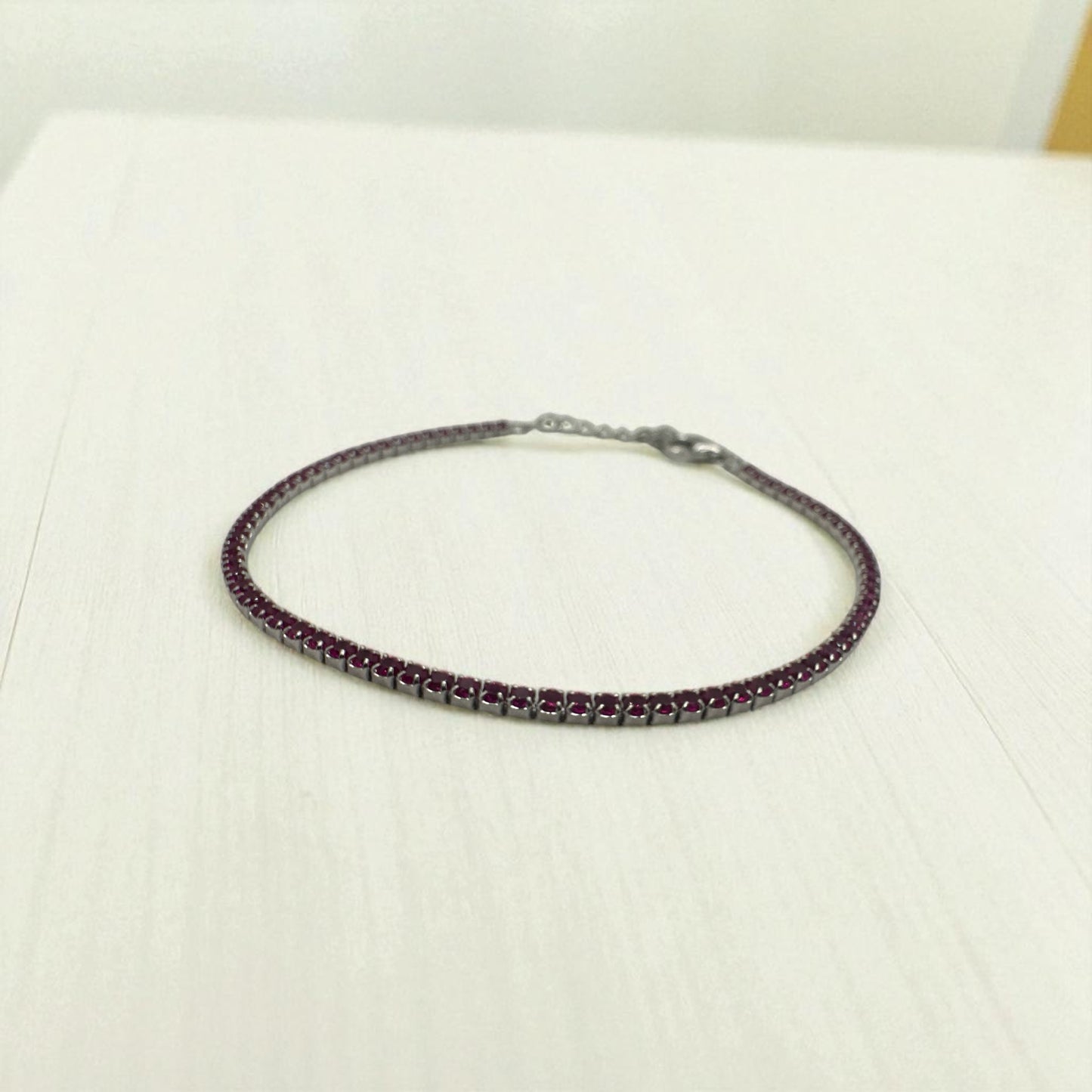 Ruby Tennis Bracelet