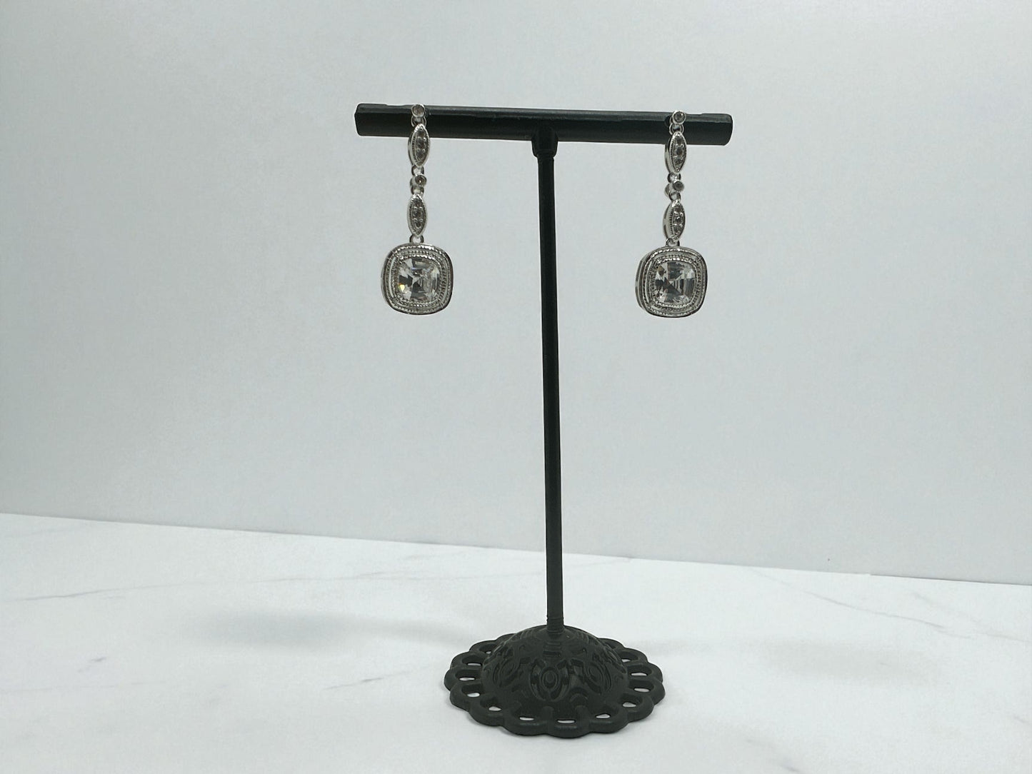 Cushion Drop Earrings
