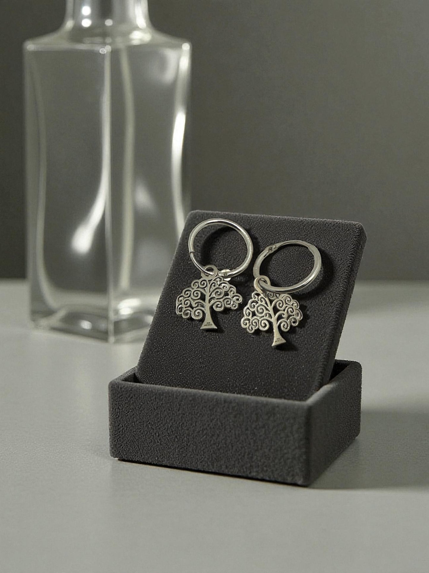Tree of Life Silver Earrings