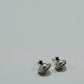 Silver Saturn Pearl Earrings