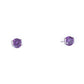 Silver earrings with zircons