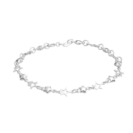 Silver Miniature Star Bracelet