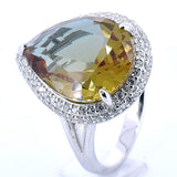 Sterling Silver Teardrop Ring