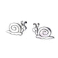 Sterling Silver Snail Earrings