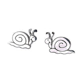 Sterling Silver Snail Earrings